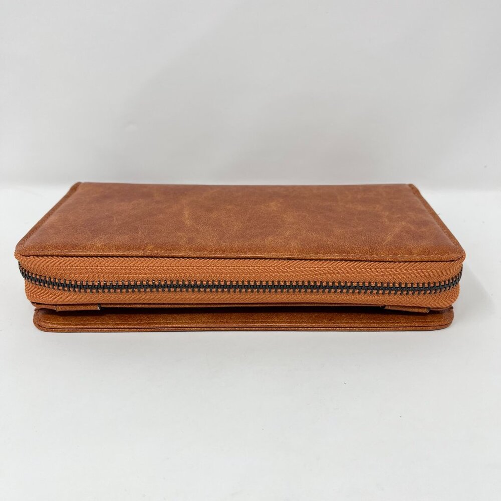 NEW Women's Opage Leather Wallet Zip Clutch Wallet Purse Money Large Card Holder - Picture 2 of 8